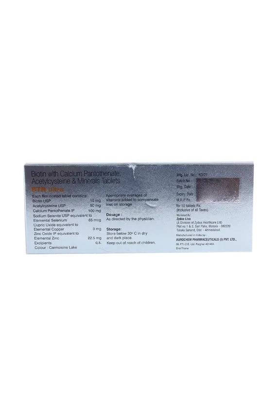 btn ultra tablet 10's